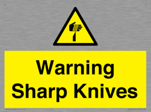 Warning Sharp Knives
